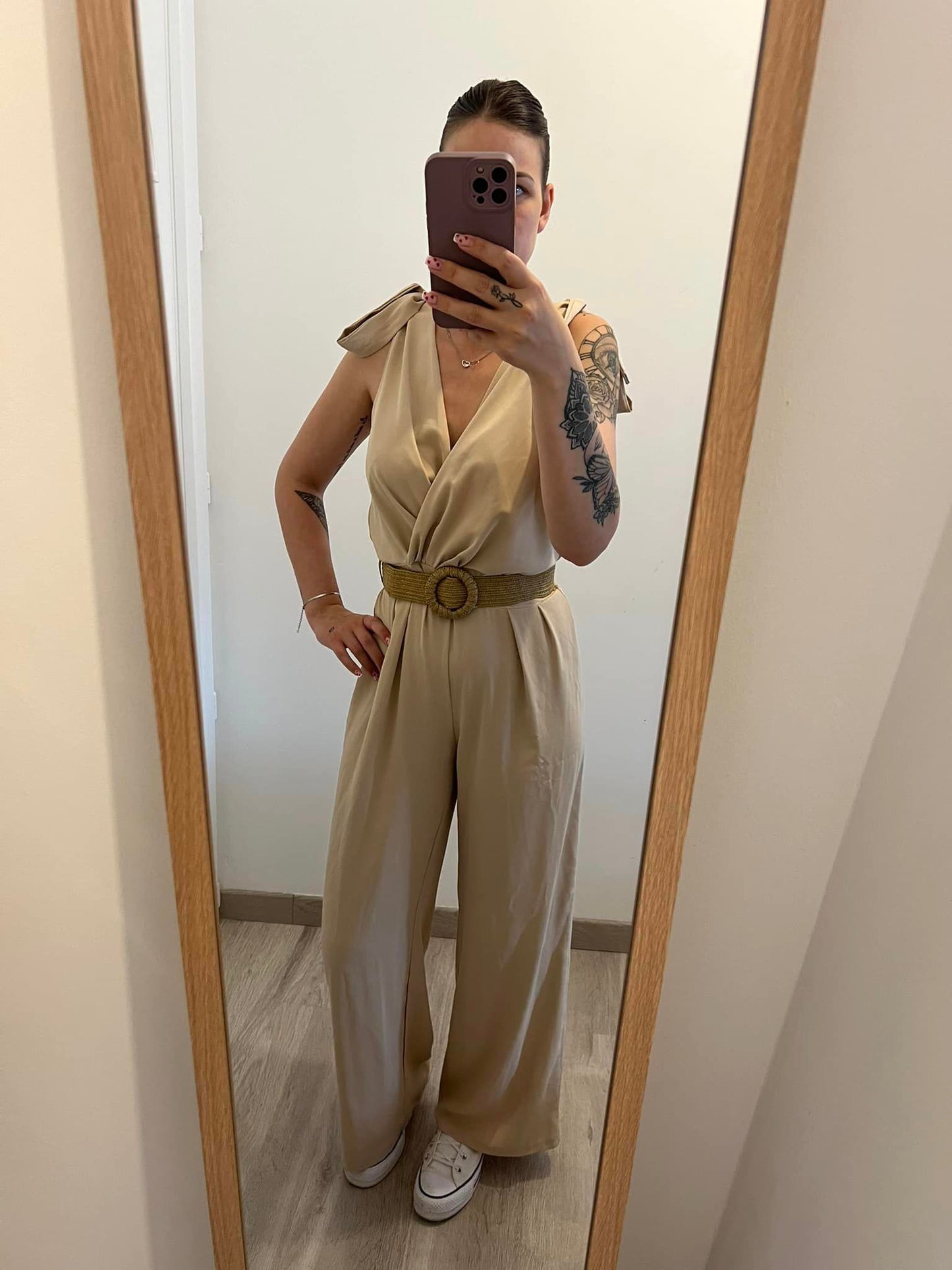 Ceinture élastique avec boucle ronde