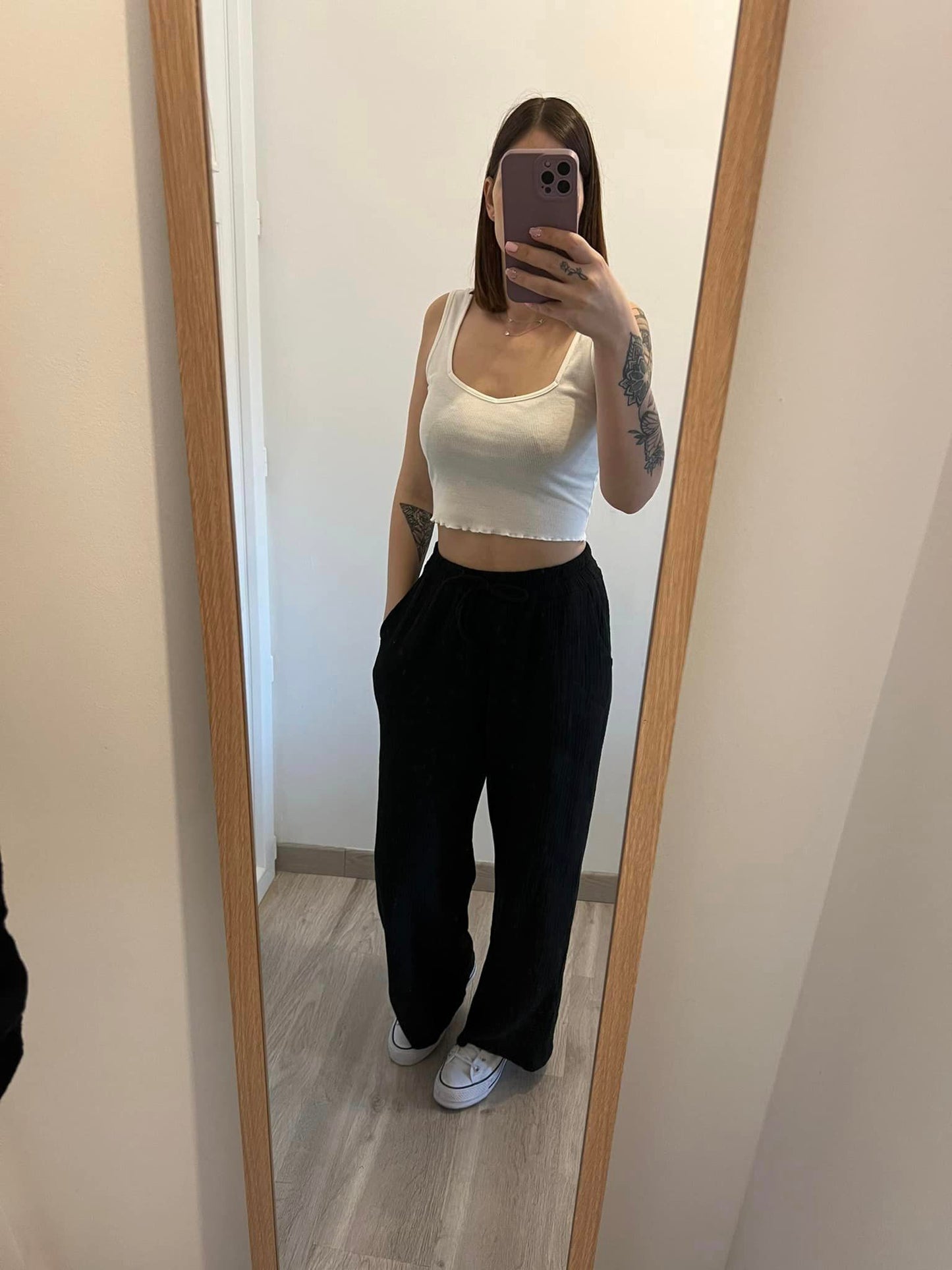 Pantalon GIULIA gaze de coton